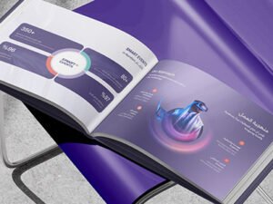 تصميم ملف تعريفي للشركة 10 صفحات