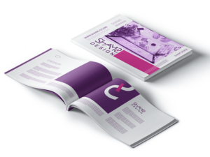 تصميم كتالوج 8 صفحات